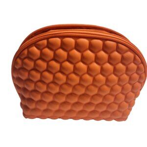 Orange Make Up Bag, Toiletry Bag
